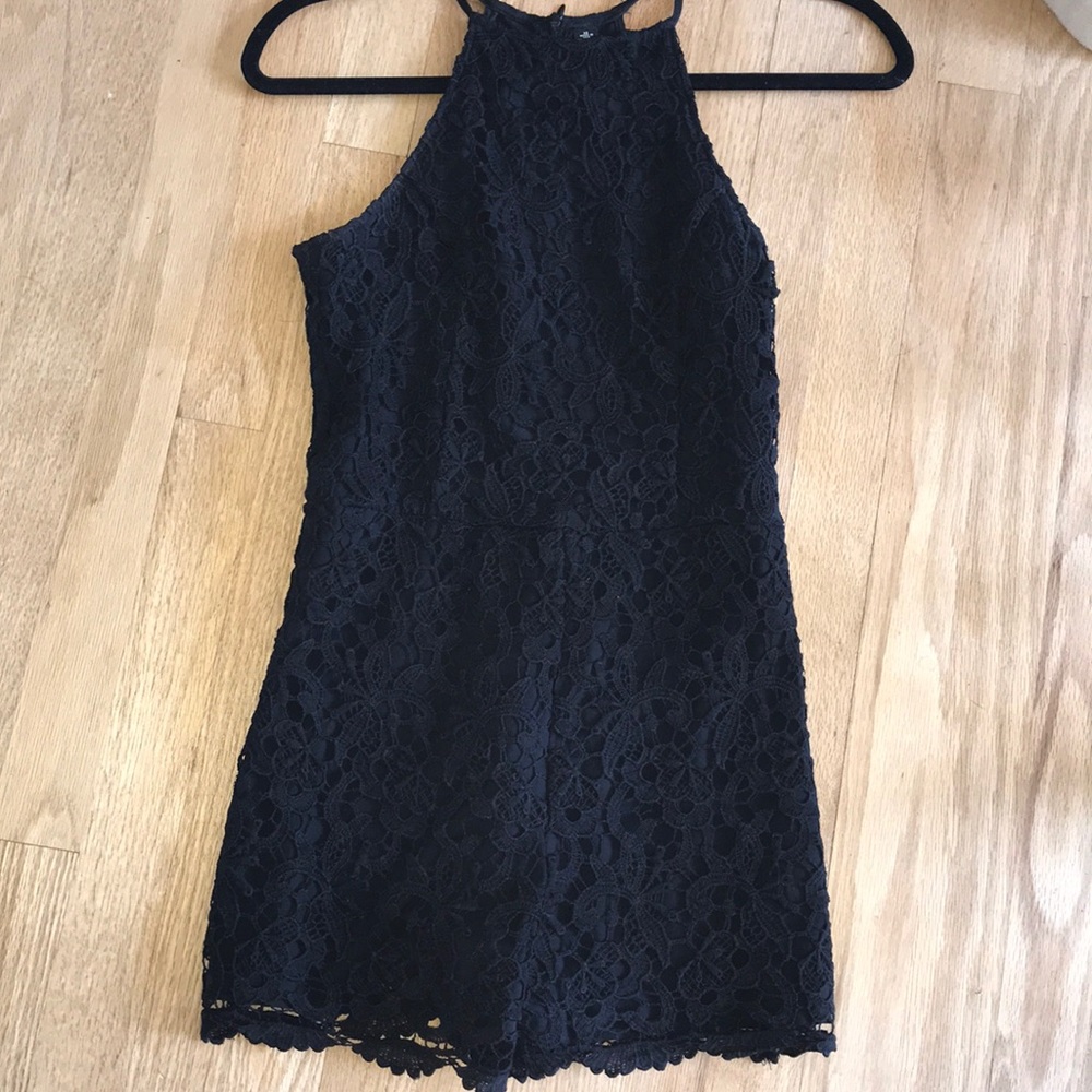 Laced romper
